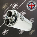 1 X MTC Exhausts Single outlet DECIBEL KILLER / BAFFLE For Left handed exhaust from MTC Exhausts